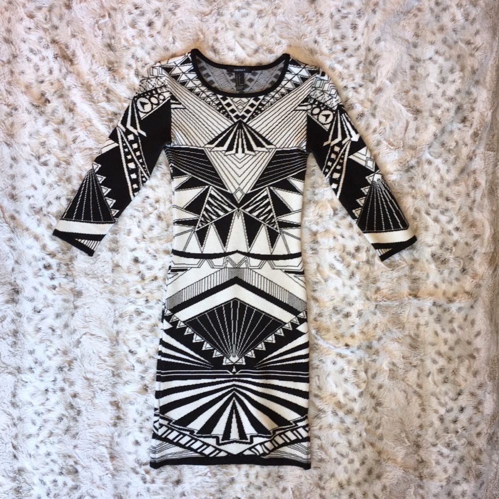 ❗️LAST CHANCE❗️ Forever 21 Art Deco Sweater Dress